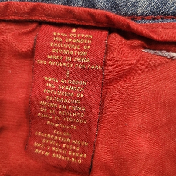 Sasson Light Wash Bootcut Boogie Stretch Denim VTG Jeans Sz 8 34"x30" - Picture 9 of 10